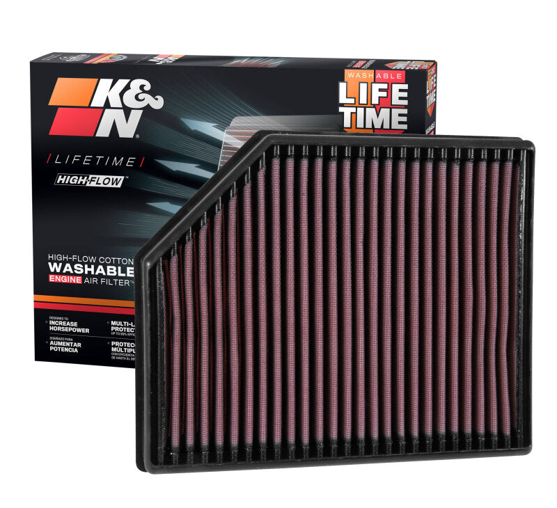 K&N Engineering 33-3065 FITS:K&N 16-17 Volvo V90 II L4-2.0L DSL Drop In Replacement Air Filter Air Filters Drop In