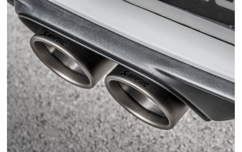 Akrapovic S-PO/TI/8-TP FITS: 2018 Porsche 911 GT3 (991.2) Slip-On Race Line (Titanium) w/Titanium Tail Pipe Set Muffler