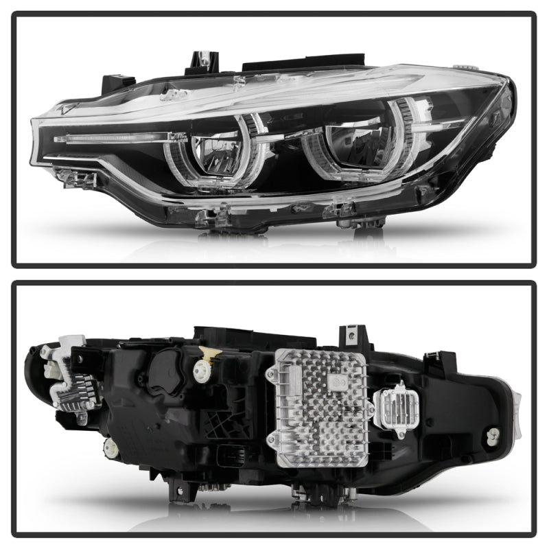 SPYDER 9948534 FITS: BMW F30 3 Series 4Dr LED Projector Headlights Chrome PRO-JH-BF3012H-4D-LED-C Headlights