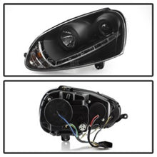 Load image into Gallery viewer, SPYDER 5017529 FITS: Volkswagen GTI 06-09/Jetta 06-09 Xenon/HID Model Only DRL Black PRO-YD-VG06-HID-DRL-BK Headlights