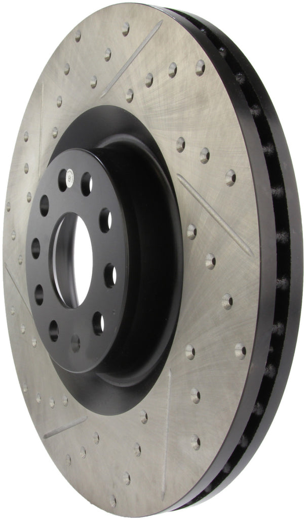 Stoptech 127.33112R FITS:StopTech 09 VW Passat CC / 06-09 Passat Slotted & Drilled Right Front Rotor Brake Rotors Slot & Drilled