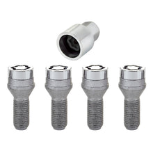 Load image into Gallery viewer, McGard 27226 FITS: Wheel Lock Bolt Set 4pk. (Cone Seat) M14X1.25 / 17mm Hex / 27.3mm Shank Length Chrome Wheel Bolts