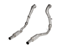 Load image into Gallery viewer, Akrapovic DP/L-AU/SS/1 FITS: 2020 Audi RS6 Avant (C8) DownPipe (SS) w/Link Pipe Set (Does Not Fit w/L-AU/SS/6) Downpipes