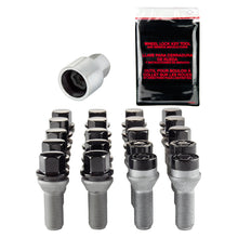 Load image into Gallery viewer, McGard 67200BK FITS: 5 Lug Hex Install Kit w/Locks (Cone Seat Bolt) M14X1.5 / 17mm Hex / 28.0mm Shank L. Black Wheel Bolts