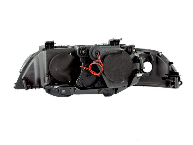 ANZO 121017 FITS: 1997-2001 BMW 5 Series Projector Headlights w/ Halo Black Headlights