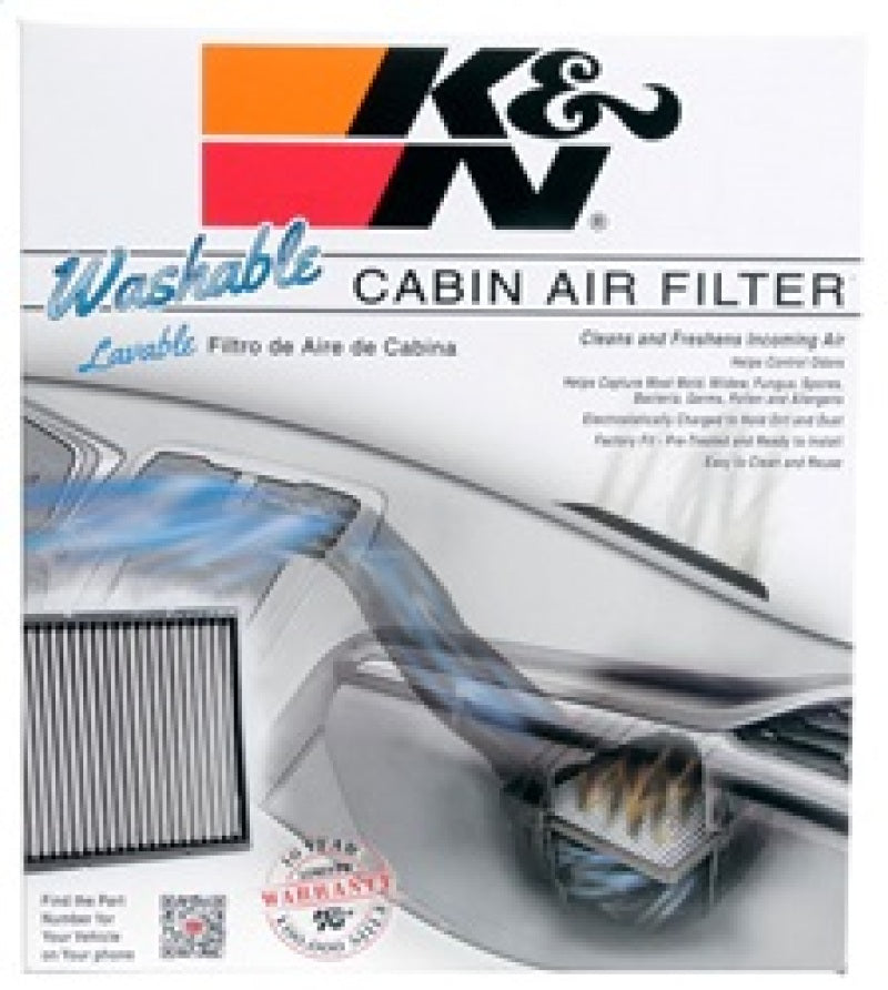 K&N Engineering VF3013 FITS:K&N 05-14 VW Jetta 2.5L 2.0L / EOS Cabin Air Filter Cabin Air Filters