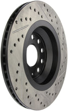 Load image into Gallery viewer, Stoptech 127.33113R FITS:StopTech 09 VW Passat CC / 06-09 Passat Slotted & Drilled Right Rear Rotor Brake Rotors Slot & Drilled