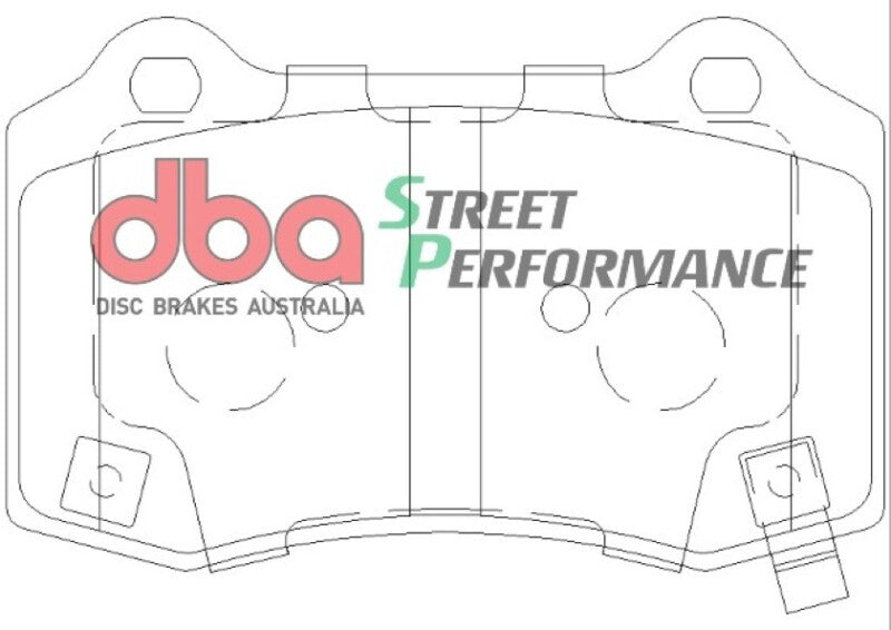 DBA DB2260SP FITS: 2010 Camaro SS SP500 Rear Brake Pads Brake Pads Performance