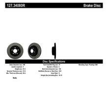 Load image into Gallery viewer, Stoptech 127.34080R FITS:StopTech 06 BMW 330 / 07-09 BMW 335 Slotted & Drilled Right Rear Rotor Brake Rotors Slot & Drilled