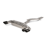 Akrapovic S-PO/TI/17H FITS: 2019+ Porsche Cayenne Turbo/Coupe V8 (536) Evolution Line Cat Back (Titanium Tips Req) Catback