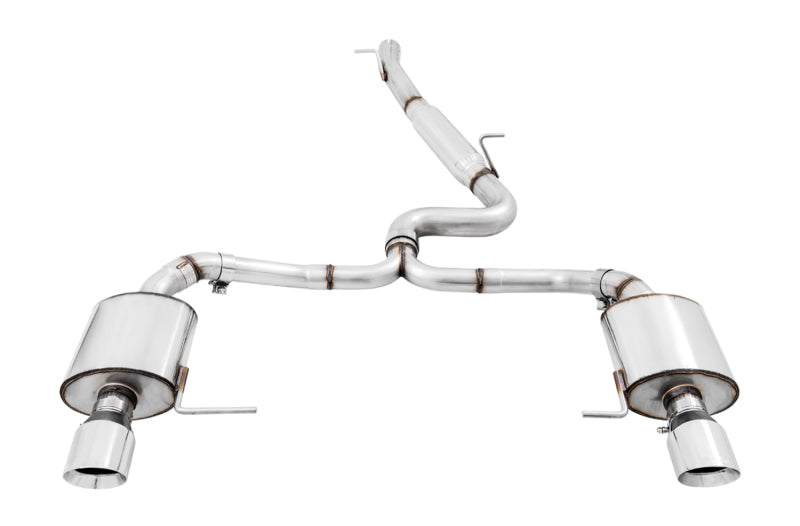AWE Tuning 3015-32098 FITS: VW MK7 Golf Alltrack/Sportwagen 4Motion Touring Edition Exhaust Polished Silver Tips Catback