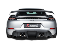 Load image into Gallery viewer, Akrapovic S-PO/TI/18/1 FITS: 2020+ Porsche Cayman GT4 (718) Slip-On Race Line (Titanium) (Req Tips / Option 2) Muffler