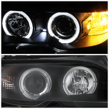 Load image into Gallery viewer, SPYDER 5077141 FITS: BMW E46 3-Series 04-06 2 DR Projector Halogen Model- LED Halo Blk PRO-YD-BMWE4604-2DR-HL-BK Headlights