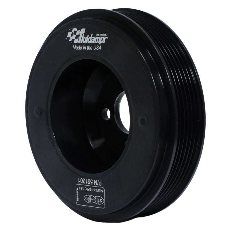 Fluidampr 551201 FITS: VW 2000-2005 1.8L Turbo Motor (4 bolt hole mounting) Steel Internally Balanced Damper Crankshaft Dampers