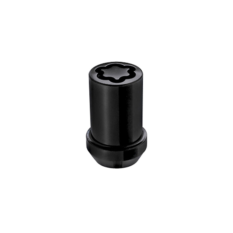 McGard 25357 FITS: Wheel Lock Nut Set 4pk. (Tuner / Cone Seat) M12X1.5 / 13/16 Hex / 1.24in. Length Black Lug Nuts