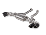 Akrapovic S-BM/T/16H FITS: 2020+ BMW X5M (F95)/X6M (F96) Slip-On Line (Titanium) w/Carbon Fiber Titanium Tips Muffler