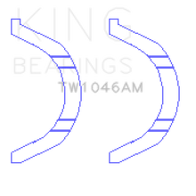 Load image into Gallery viewer, King Engine Bearings TW1046AM FITS:King BMW N14B16C Thrust Washer Set Bearings