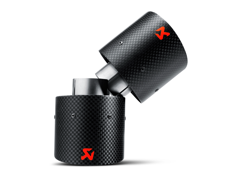 Akrapovic TP-MINR56/57-CA FITS: 07-14 MINI Cooper S (R56) / Cooper S Cabrio (R57) Tail Pipe Set (Carbon) Tips