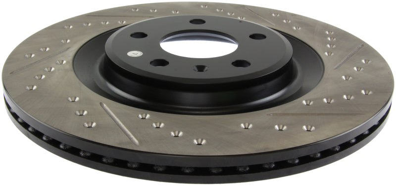 Stoptech 127.33137L FITS:StopTech Slotted & Drilled Sport Brake Rotor Brake Rotors Slot & Drilled