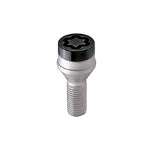 Load image into Gallery viewer, McGard 27326 FITS: Wheel Lock Bolt Set 4pk. (Cone Seat) M14X1.25 / 17mm Hex / 27.3mm Shank Length Black Wheel Bolts