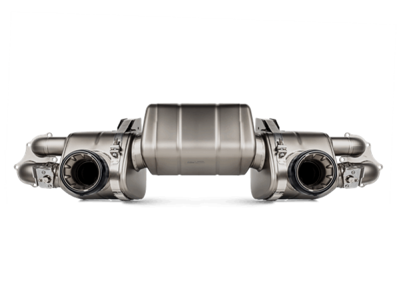 Akrapovic S-PO/TI/18/1 FITS: 2020+ Porsche Cayman GT4 (718) Slip-On Race Line (Titanium) (Req Tips / Option 2) Muffler