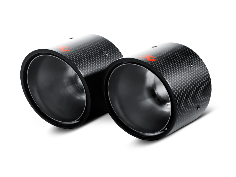 Akrapovic TP-MINR56/57-CA FITS: 07-14 MINI Cooper S (R56) / Cooper S Cabrio (R57) Tail Pipe Set (Carbon) Tips