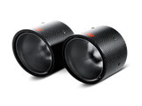 Akrapovic TP-MINR56/57-CA FITS: 07-14 MINI Cooper S (R56) / Cooper S Cabrio (R57) Tail Pipe Set (Carbon) Tips
