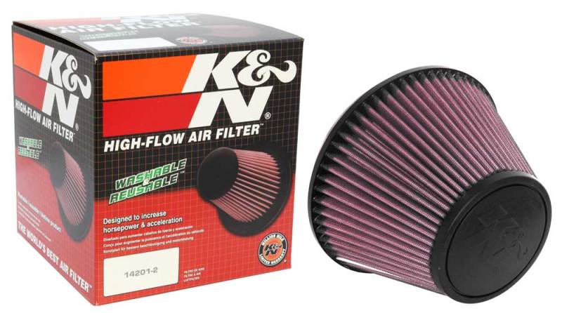 K&N Engineering RU-5138 FITS:K&N Universal Clamp-On Air Filter 6in FLG / 7-1/2in B / 4-1/2in T / 5in H Air Filters Universal Fit