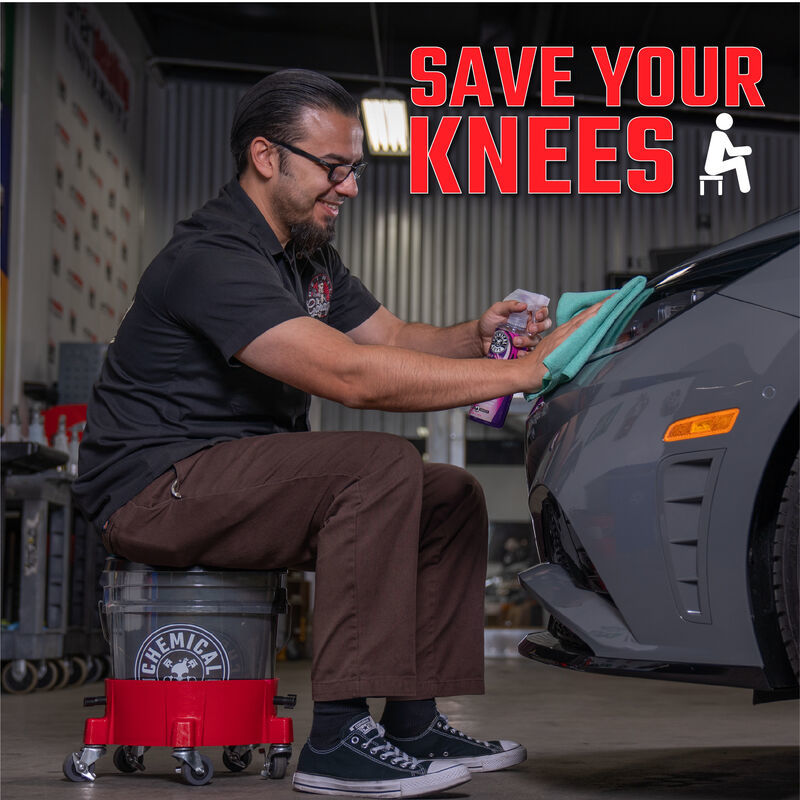 Chemical Guys ACC108 FITS: Heavy Duty Detailing Bucket Smoked Black (4.5 Gal) Wash Buckets