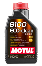 Load image into Gallery viewer, Motul 108813 FITS: 1L Synthetic Engine Oil 8100 Eco-Clean 0W20 Motor Oils