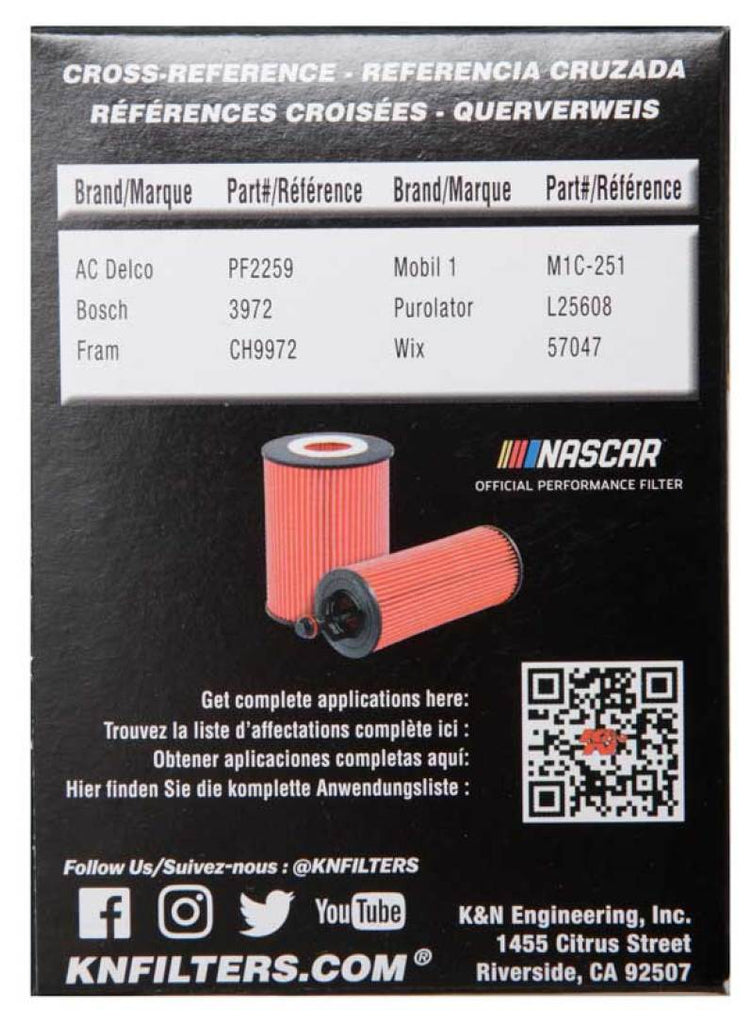 K&N Engineering HP-7020 FITS:K&N Toyota / Lexus / Scion 2.75in OD x 2.64in H Oil Filter Oil Filters