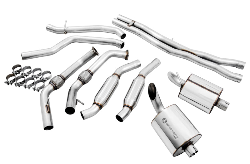 AWE Tuning 3015-31016 FITS: Audi B9 SQ5 Resonated Touring Edition Cat-Back Exhaust No Tips (Turn Downs) Catback
