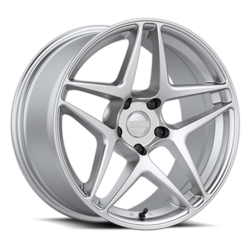 Kansei K15H-189512+22 FITS: K15H Astro 18x9.5in / 5x114.3 BP / 22mm Offset / 73.1mm Bore Hyper Silver Wheel Wheels Forged