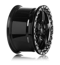Load image into Gallery viewer, Forgestar F00170022P45 FITS: F001 17X10 D5 Beadlock 5X120 ET45 BS7.3 Gloss Black w/ Machine Lip 78.1 Wheels Cast