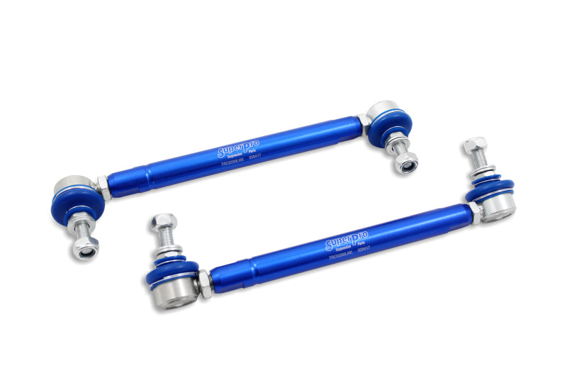 Superpro TRC10200 FITS:SuperPro 2004 Mazda 3 i Front HD Adjustable End Link Set (10mm Studs 254mm to 305mm) Sway Bar Endlinks