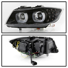 Load image into Gallery viewer, SPYDER 5086488 FITS: 09-12 BMW E90 3-Series 4DR Projector Headlights Halogen LED Black PRO-YD-BMWE9009-BK Headlights