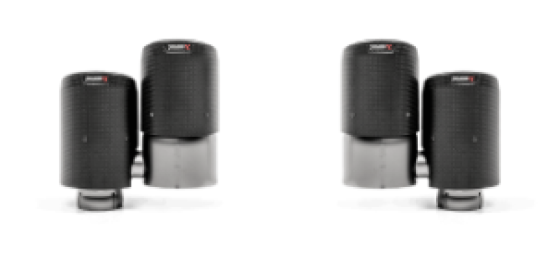 Akrapovic TP-CT/48 FITS: 17-18 Porsche Panamera Turbo Tail Pipe Set (Carbon) Tips