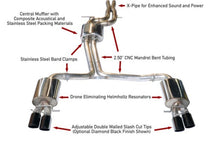Load image into Gallery viewer, AWE Tuning 3010-43012 FITS: Audi B8.5 S4 3.0T Touring Edition Exhaust System Diamond Black Tips (102mm) Catback