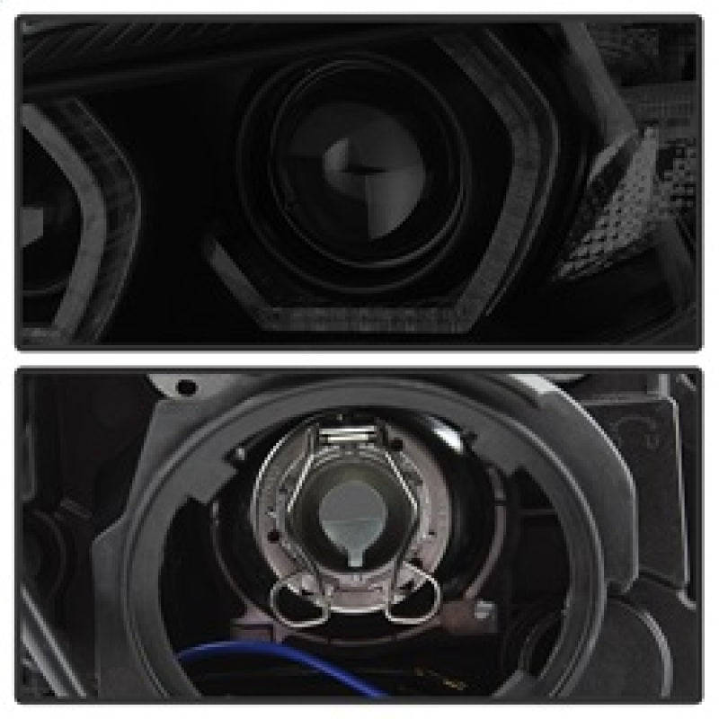 SPYDER 5085047 FITS: 12-14 BMW F30 3 Series 4DR Projector Headlights LED DRL Blk Smoke PRO-YD-BMWF3012-DRL-BSM Headlights