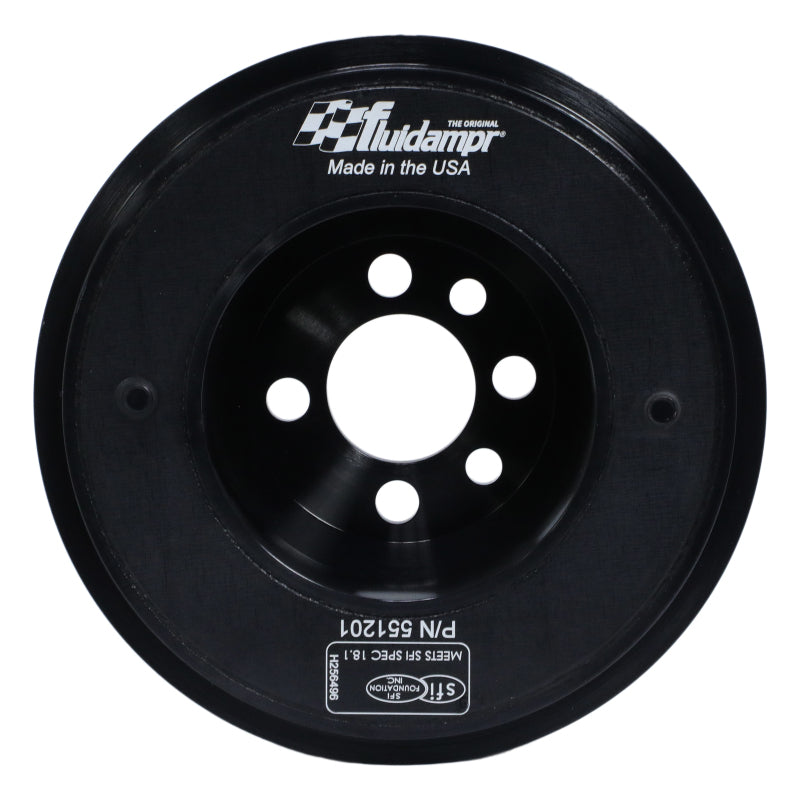 Fluidampr 551201 FITS: VW 2000-2005 1.8L Turbo Motor (4 bolt hole mounting) Steel Internally Balanced Damper Crankshaft Dampers