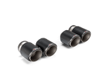 Akrapovic TP-CT/68 FITS: 2021+ BMW M3 (G80)/M4 (G82) Tail Pipe Set (Classic Carbon Design) Tips