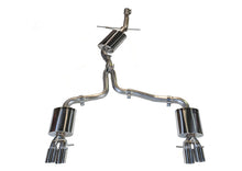 Load image into Gallery viewer, AWE Tuning 3015-42018 FITS: Audi B8 A4 Touring Edition Exhaust Quad Tip Polished Silver Tips Catback