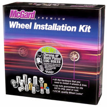 Load image into Gallery viewer, McGard 67200BK FITS: 5 Lug Hex Install Kit w/Locks (Cone Seat Bolt) M14X1.5 / 17mm Hex / 28.0mm Shank L. Black Wheel Bolts