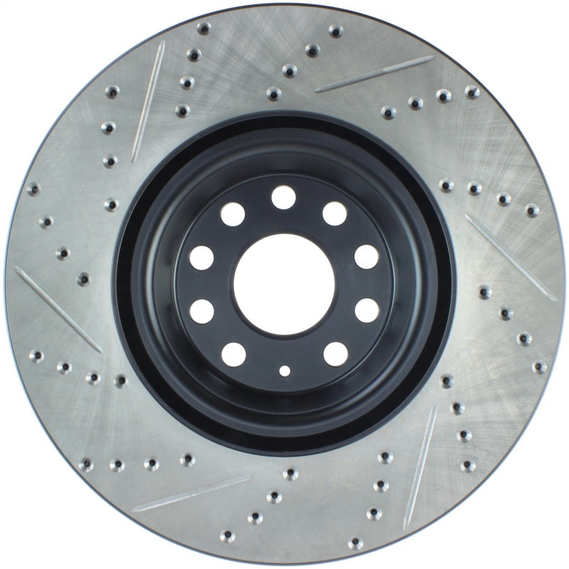 Stoptech 127.33144L FITS:StopTech Slotted & Drilled Sport Brake Rotor Brake Rotors Slot & Drilled
