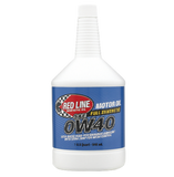 Red Line 11104 FITS: 0W40 Motor Oil Quart Motor Oils