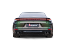 Load image into Gallery viewer, Akrapovic S-PO/T/5H FITS: 2024+ Porsche Panamera Slip-On Line (Titanium) w/ Carbon Tips: Requires V6 or V8 fit kit Muffler