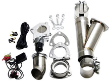 Load image into Gallery viewer, Granatelli Motor Sports 303522 FITS:Granatelli 2.25in Aluminized Mild Steel Electronic Exhaust Cutout w/Slip Fit & Band Clamps Exhaust Cutouts