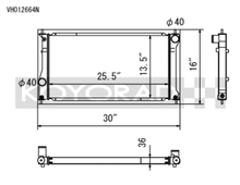 Load image into Gallery viewer, Koyo VH012664N FITS: 13-20 Scion FR-S / Subaru BRZ 2.0L / 22+ Toyota GR86 / Subaru BRZ 2.4L (MT/AT) Radiator Radiators