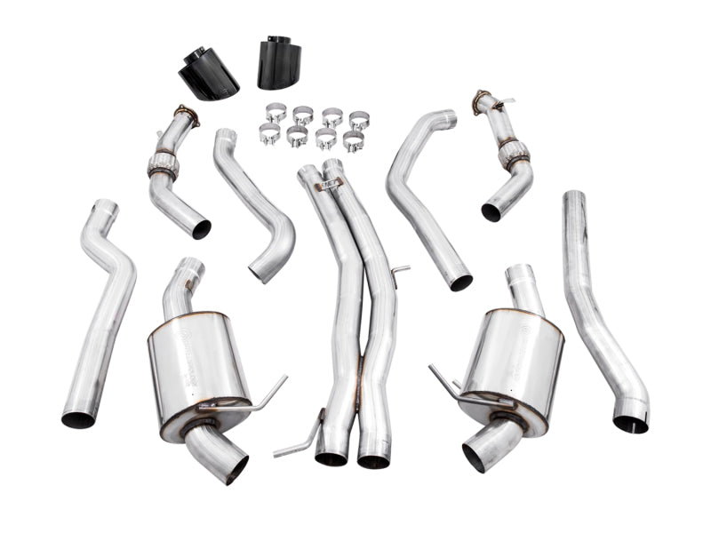 AWE Tuning 3015-33108 FITS: Audi B9 RS5 Touring Edition Exhaust w/ Diamond Black RS Tips Catback