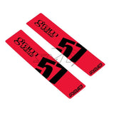 Gram Lights WC57SSTKR FITS: 57DR/57CR Spoke Sticker Red (2 PCS) Wheel Accessories